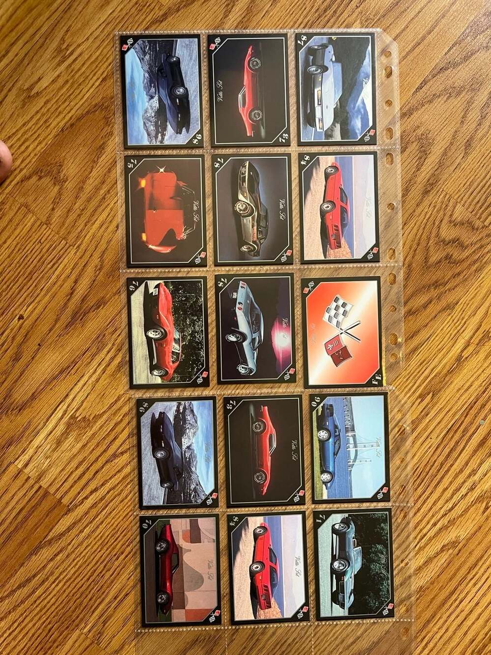 1991 Collect-A-Card Vette Set Chevrolet Corvette Trading Cards